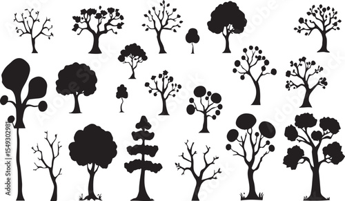 tree silhouettes