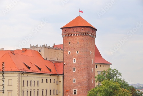 Wawel Castle in Krakow, Poland