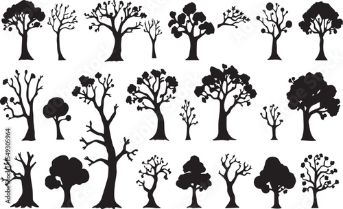 tree silhouettes