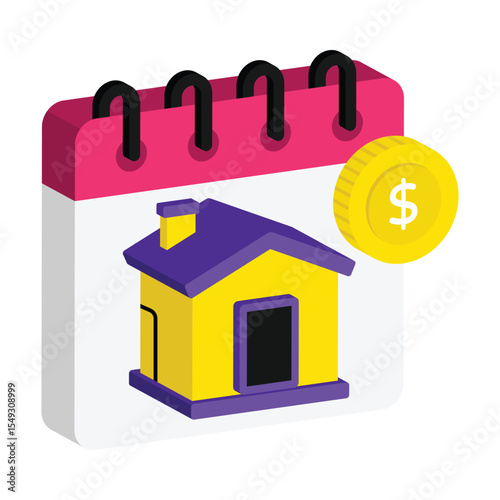 Home On List Vector style icon. Eps 10 file