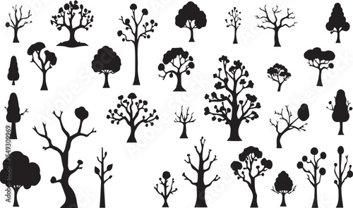 tree silhouettes