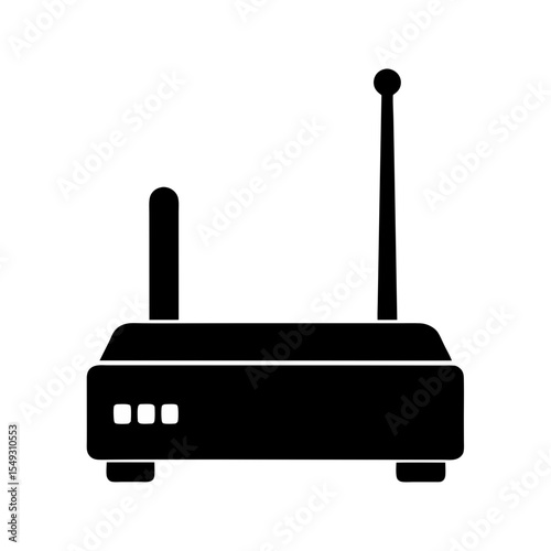 black silhouette of a compact router on white back.svg