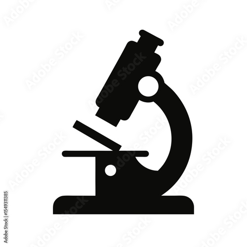 black silhouette of a microscope slide on white ba.svg