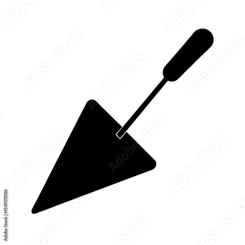 black silhouette of a power trowel on white backgr.svg