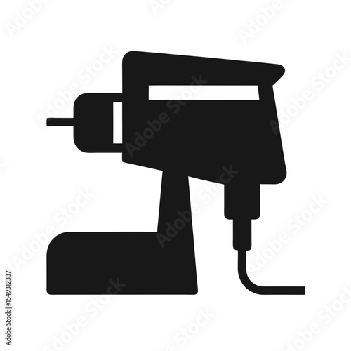 black silhouette of a wall scanner on white backgr.svg