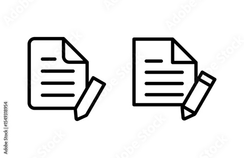 Note icon vector illustration. notepad sign and symbol