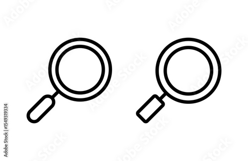 Search icon vector illustration. search magnifying glass sign and symbol