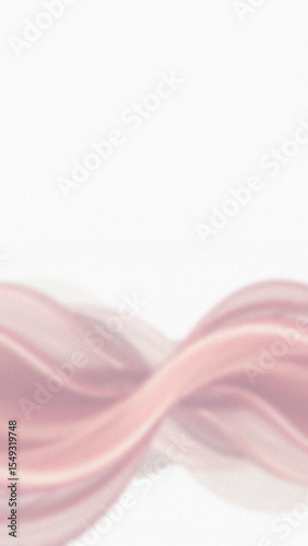 Abstract blurred waves of pink and mauve on white create a flowing and gentle design suitable as a background
