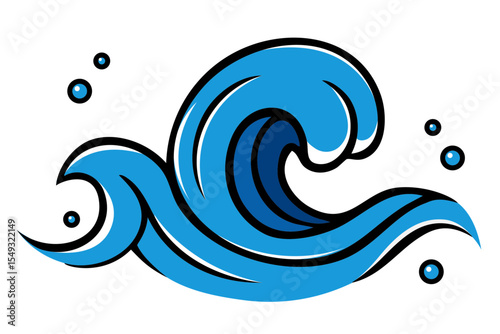 Welle Wasserwelle Logo