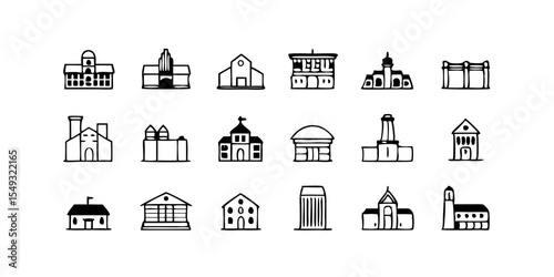 Diverse Transport Collection, Mobility and Logistics Icons