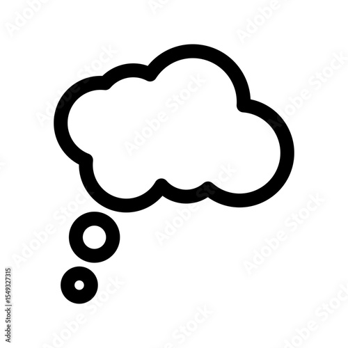 Thought Bubble Svg Icon