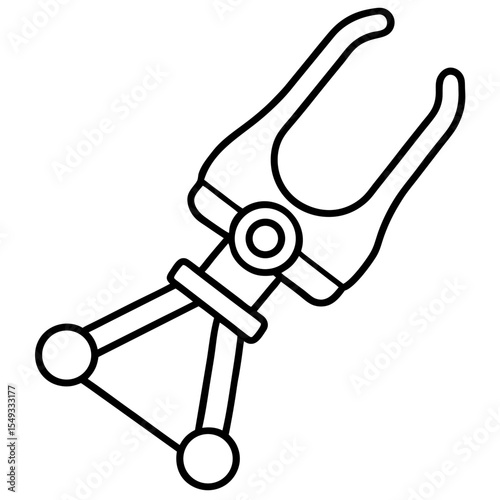 Vintage Workshop Clamp Vector Design