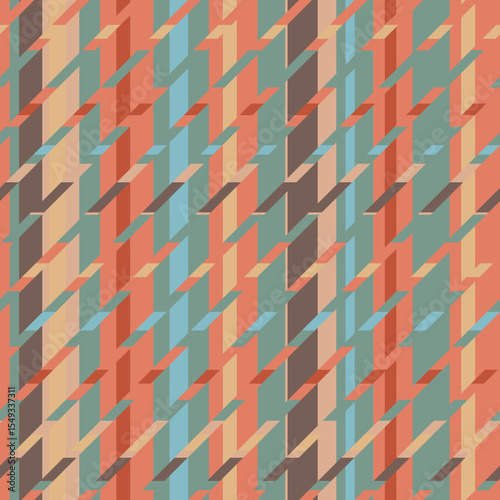 Vector seamless checkered pattern in yellow,red,blue,brown colors.
Repeating brightly colored tartan pattern. Design for fabric, wrapping paper, textiles, social media, packaging, postcards, stickers,