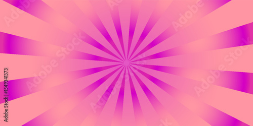 Vibrant Pink and Purple Radial Background with Abstract Burst Effects. modern trendy design