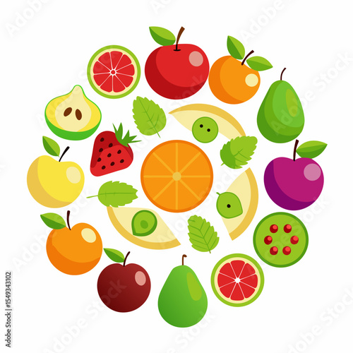 food icons. Bakery, dairy food, fruit and vegetables. Desserts fast food and pasta images. Isolated vector cartoon icons on white background.