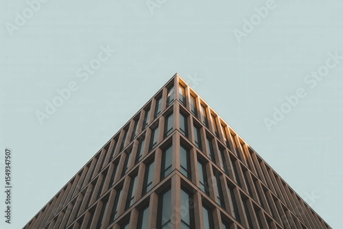 Low angle view of building against clear sky