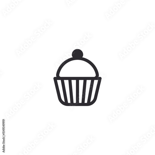 Muffin icon. Sweet cupcake. Muffin dessert. Sweet baking. Bakery products. Holiday icon. Cupcake dessert. Cake. Holiday icon. Pastry shop. Easter cake. Kawaii sticker. Pie icon. Easter holiday. Food