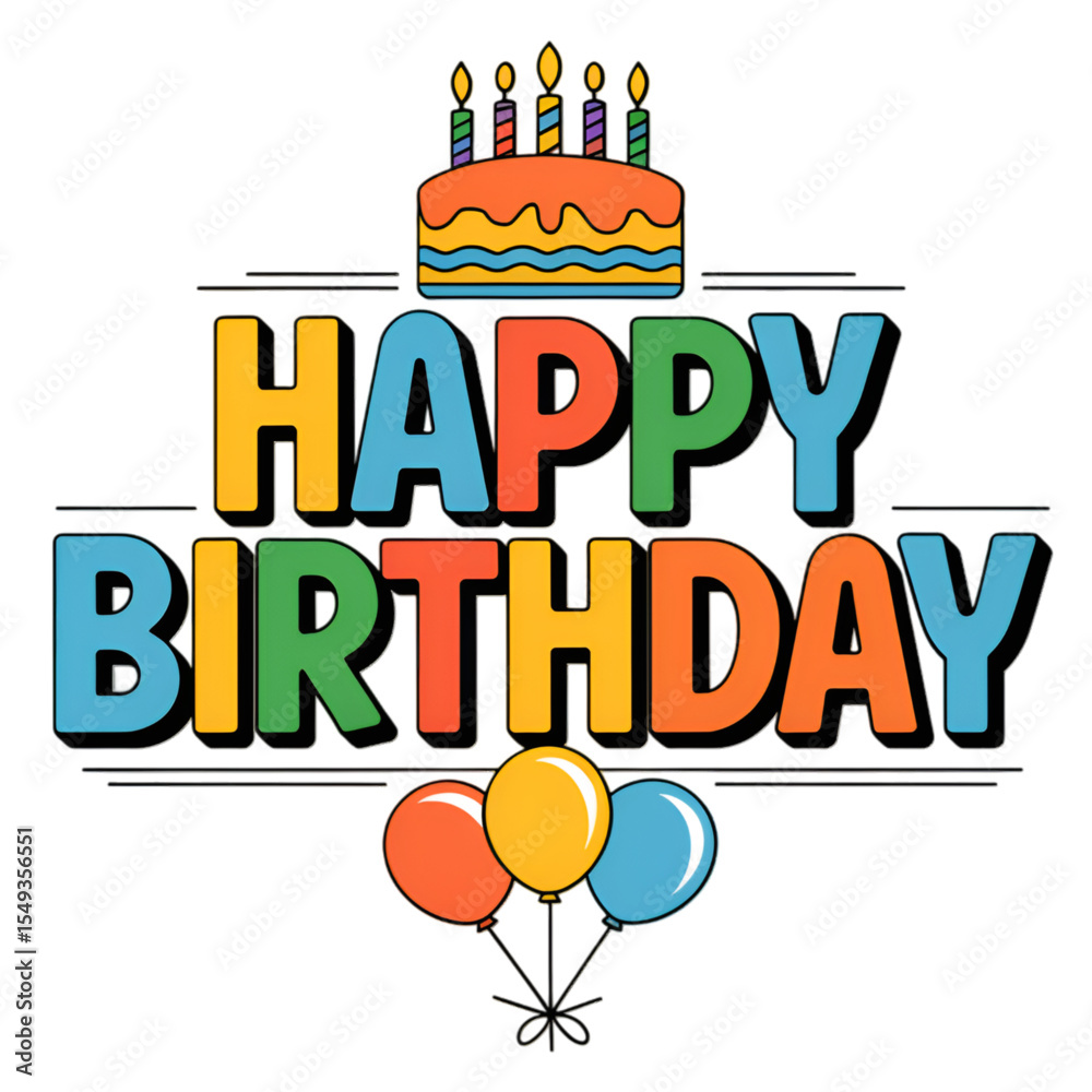 Fototapeta premium Birthday cake