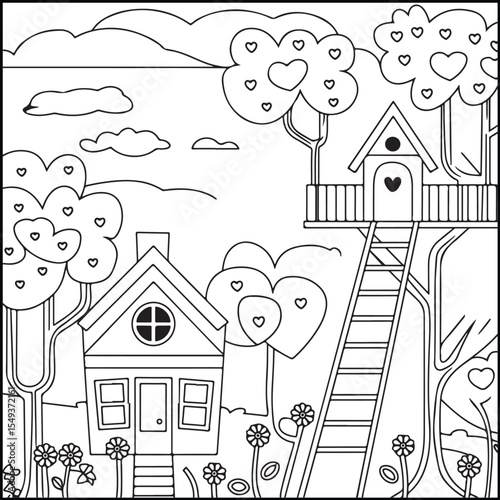 Bold and Easy Cozy & Cute Coloring Pages