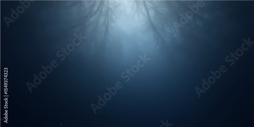 Smooth abstract blue energy with glowing highlight and flowing light textures