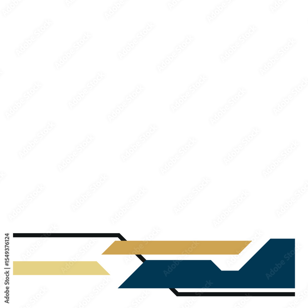 Obraz premium Modern Footer