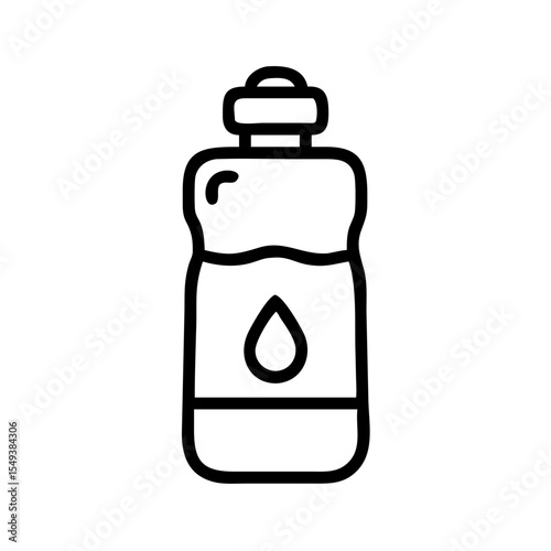 vector illustration of a bottle