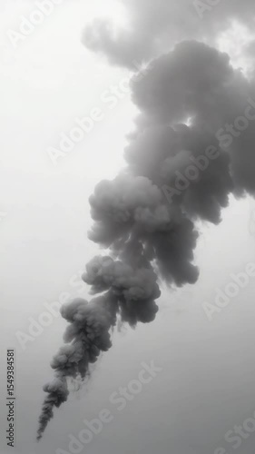 Gentle wisps of smoke drifting through a neutral fog background, creating a calm, cinematic overlay perfect for suspenseful or ambient scenes.