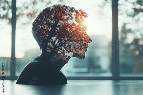 Mental health care therapy concept, psychologist counseling to an anxiety patient, providing emotional and therapeutic support., Generative AI