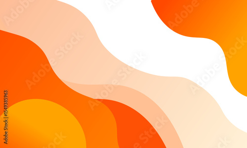 Orange fluid abstract background. Eps10 vector