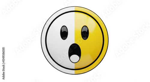 Isolated Surprised Emoji