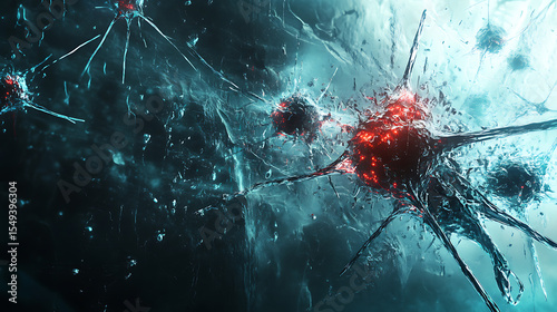 Neurons in Action: A Vivid Illustration of Neural Communication