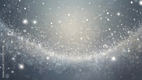 Starry Galaxy: Cosmic Dust and Twinkling Stars in a Celestial Landscape