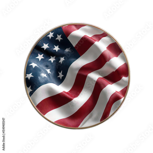 American Flag Coaster PNG,