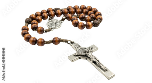 Isolated Rosary Beads