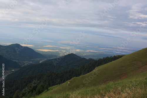 view of the mountains