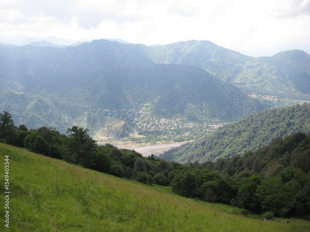 Fototapeta premium mountain landscape with mountains