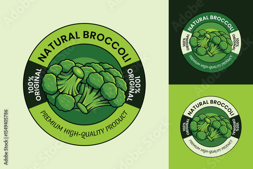 Broccoli Vegetable Vector Illustration Design