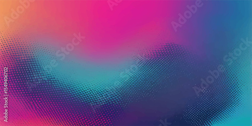 Abstract colourful rainbow gradient line pattern design