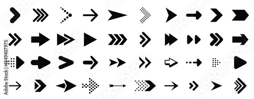 Arrows. Arrow vector icons. Arrows symbols. Cursor sign. Arrow vector
