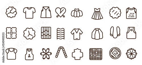 collection clothes accessories including one that says t shirts