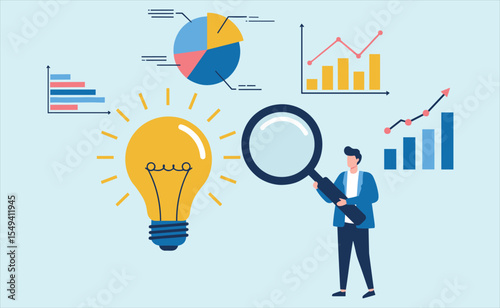 Data Analytics for Business Growth and Creative Marketing Insights: Professional Analyzing Charts, Reports, and Innovative Ideas