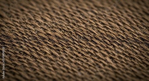 Brown Fabric Texture Close-Up: Intricate Weave Details