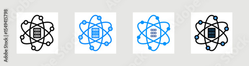 Data Science Icon Collection Set Multiple Style