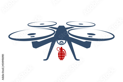 Grenade dropping drone