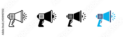 Marketing icon sheet multiple style collection
