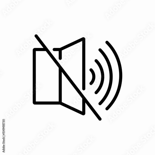 speaker audio volume muted icon vector sign