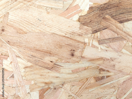 Wood Panel Made From Pressed Wood Chips Texture Background.
