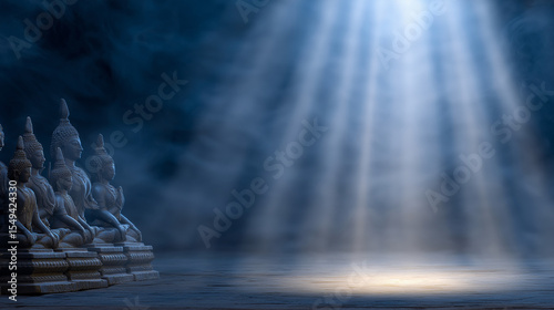 Divine Light Versus Deity Statues: Monotheism and Polytheism Contrast