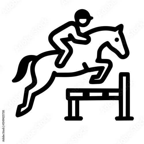 horse rider silhouette