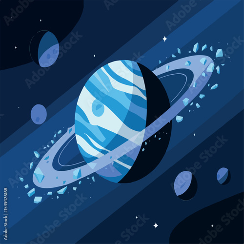illustration, cartoon, vector, icon, space, earth, cosmos, star, set, galaxy, design, world, isolated, moon, astronomy, planet, sphere, collection, element, universe, blue, satellite, asteroid, 